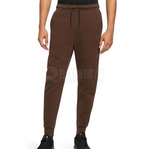 กางเกงวอร์มผู้ชายสีน้ำตาลช็อกโกแลต ทรงปกติ เรียบง่าย คุณภาพสูง กางเกงจ็อกกิ้งทันสมัย กางเกงวอร์มผู้ชายแบบปรับแต่งได้ - Product Image 6