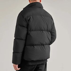 Chaqueta acolchada de lana de alta calidad para hombre, chaqueta gruesa de invierno cálida bordada con logotipo personalizado para exteriores, precios de marca competitivos - Product Image 2