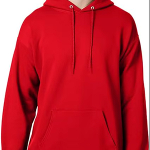 Sudadera con capucha y cremallera para hombre, estilo urbano, de forro polar de poliéster/algodón de 280 g, oversize, informal, lisa, con cremallera, anti-bolitas, para invierno - Product Image 1