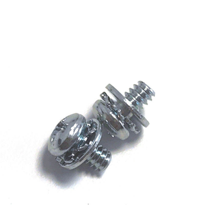 Zinc Plated Carbon Steel Phillips SEMS <b>Screw</b> 6-32 <b>3</b>/8 Custom <b>Inch</b> Size - Product Image 1
