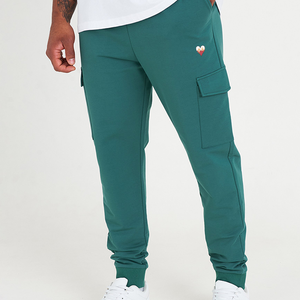 Pantalon de survêtement personnalisé pour hommes de haute qualité pour l'hiver coupe ajustée pantalon de jogging en polaire de couleur unie pantalon pour hommes lavé - Product Image 3