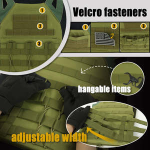 Gilets de chasse en toile unisexes pour sports de plein air en hiver, confortables, respirants, imperméables, anti-UV, ajustables - Product Image 6