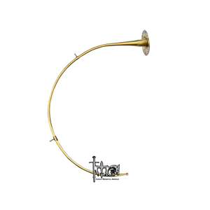 Carnyx Celtique Artisanal en Laiton – Instrument à Vent Sonore pour Bataille - Product Image 1