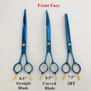 Ciseaux de barbier professionnels de 7 pouces les plus vendus, en acier inoxydable, ciseaux à cheveux tranchants, utilisation en salon, ergonomie décalée, CE - Product Image 4