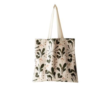 Bolso de compras de algodón teñido estampado personalizado respetuoso con el medio ambiente suave y duradero diseño de hombro estilo señora - Product Image 1