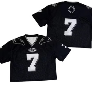 Camisetas de Fútbol Americano Lisas al por Mayor, Camiseta Corta para Mujer, Camiseta de Fútbol Americano Personalizada - Product Image 1