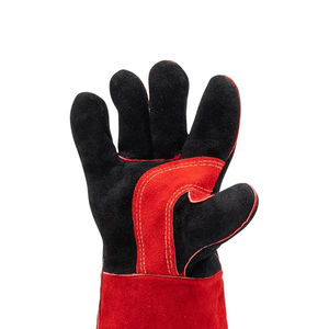 Gants résistants industriels de protection d'impact de cuir de vachette gants confortables de travail de soudure - Product Image 6