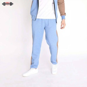 Survêtement à capuche à couleurs bloquées pour hommes de qualité supérieure Style décontracté doux Durable 100% coton tissu polaire respirant hiver Gym - Product Image 6