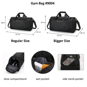 <b>bag</b> for <b>women</b> Waterproof Oxford Polyester Travel <b>Sports</b> Large Capacity Folding Duffle <b>Bag</b> with Sneaker Compartments Gym Travel - Product Image 3