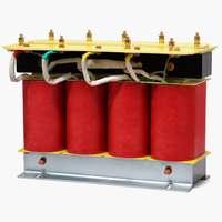 Transformateur triphasé sec abaisseur de tension 380V vers 130V 50Hz Dyn11 à câblage flexible pour panneau d'automatisation