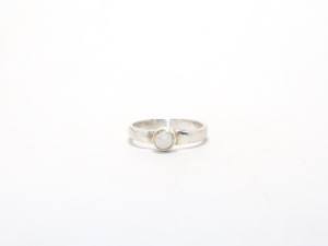 Moonstone <b>Ring</b> Round Shape Cabochon Gemstone <b>Rings</b> Handmade Sterling Silver Rainbow Moonstone <b>Rings</b> for Women Wholesale Price - Product Image 2