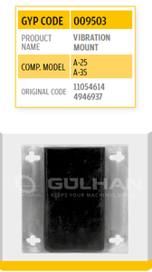 MONTAGE DE VIBRATIONS EN CAOUTCHOUC POUR VOLVO Numéro de pièce 11054614 - Product Image 3