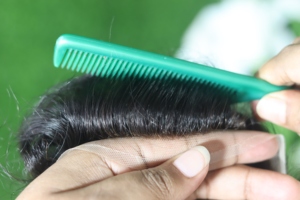 Tupé de Cabello Humano Remy Europeo 100% para Hombre, Tejido a Mano, Ondulado Natural, Textura Rizada y Lisa, Base de Encaje PU Transpirable, Estilo Fino - Product Image 3