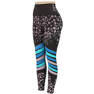 Mallas de Yoga con cintura elástica, mallas suaves de cintura alta con estampado personalizado, pantalones de Yoga coloridos, mallas informales de Fitness para mujer - Product Image 3