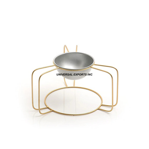 Iron Wire Gold Finished <b>Chocolate</b> Bowl Round Shape Tabletop Luxury New Designer <b>Fancy</b> <b>Chocolate</b> Bowl - Product Image 1