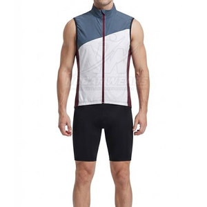 Gilet de cyclisme léger, vêtements de sport personnalisés, respirant, résistant au vent, pour l'entraînement sportif, la course et le cyclotourisme - Product Image 5
