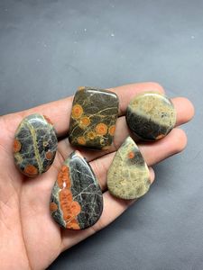 หินอัญมณีทรงหลวมหลากสีสำหรับทำเครื่องประดับอัญมณีทรงหลวมเกรด AAA สีเขียวแบบสีน้ำตาลเข้ม - Product Image 2