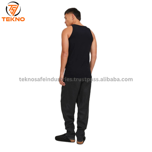 Débardeur de fitness en maille spandex sans manches, respirant, tricoté, style de rue imprimé, décoration personnalisée, unisexe - Product Image 3