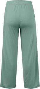 Usine de vêtements en gros de couleur unie coton blanc pantalons de survêtement personnalisé coupe ample femmes surdimensionné jambe large Baggy pantalons de survêtement - Product Image 2