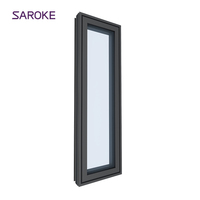 Ventana Abatible Minimalista con Acabado Brillante y Manija Retráctil Oculta, de Borde a Borde, para una Visión Panorámica, Novedad 2026
