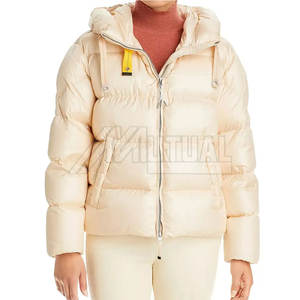 แจ็กเก็ตขนปลาปักเป้าสำหรับผู้หญิงแจ็กเก็ตแบบ2023โลโก้ตามสั่งดีไซน์ใหม่สำหรับใช้ในฤดูหนาวบริการ OEM - Product Image 3