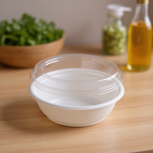 20oz Disposable Salad <b>Bowl</b> <b>with</b> Clear PS Base and <b>Lid</b> Disposable <b>Bowls</b> - Product Image 3