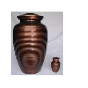 Venta caliente urna de cremación de latón nuevo recuerdo de metal conmemorativo de cenizas funerarias al por mayor para humanos y perros - Product Image 4