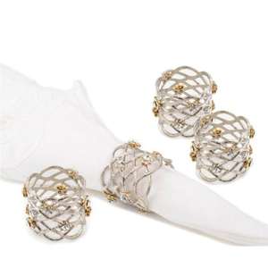 Anillo para Servilletas de Acero Inoxidable Pulido a Espejo, Toque Elegante, Cena de Gala, Boda, Aniversario, Banquete - Product Image 1