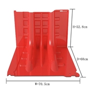 Nouveau type ABS mobile barrière d'inondation boxwall porte d'eau défense contre les inondations pour le contrôle des risques d'inondation de métro de garage