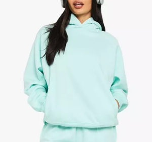 Vente chaude Qualité 100% Coton Polaire Lourd Surdimensionné Sweat À Capuche Pour Femmes Conception Personnalisée Plaine Multi-Couleurs du Bangladesh - Product Image 6