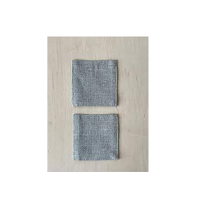 Dessous de verre en tissu de lin résistant à la chaleur 2 napperons en coton lavable de style pour articles de décoration de table - Product Image 3