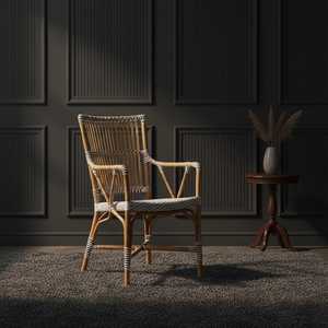 Elegante Silla de ratán hecha a mano, muebles naturales elegantes para Villaa, comedor, Villa y decoración del hogar - Product Image 2