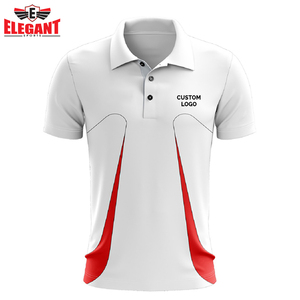 Adult Cricket Sports Training Wear Produit de la plus haute qualité en couleur rouge blanc Uniformes de cricket de style dernier cri - Product Image 2