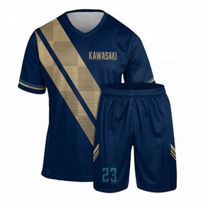 ชุดฟุตบอลเสื้อฟุตบอลแบบดั้งเดิมชุดเล่นฟุตบอลพิมพ์ซับลิเมชันตามสั่งรุ่นใหม่ - Product Image 4