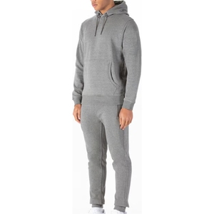 Custom Joggers Sweatsuit Unisex Algodón Sudadera Con Capucha Jogging Trajes Pantalones de chándal y Sudadera Con Capucha Conjunto chándal para hombre, 100% algodón - Product Image 6