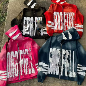 Parches de letras con logotipo personalizado de alta calidad, estampado de pantalla bordado, pantalones de chándal acampanados apilados ligeros de secado rápido transpirables para invierno - Product Image 3