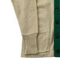 Suéteres de Punto de Alta Calidad con Letras, Cárdigan de Moda Unisex, Diseño Sólido, Botones Cubiertos, Suéter Deportivo 100% Algodón