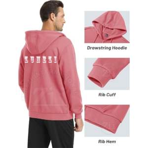 เสื้อฮู้ดไหมพรมผู้ชายแบบยาว น้ำหนักเบา สไตล์เรียบง่าย คอลเลคชั่นฤดูใบไม้ร่วง-ฤดูหนาว ปี 2025 คุณภาพดีที่สุด ทรงปกติ ปักลาย ผ้าฝ้าย 100% - Product Image 4