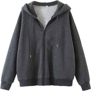 เสื้อสเวตเตอร์สวมหัวแบบหนาใส่ได้ทั้งชายและหญิงทำจากผ้าฝ้าย100% มีฮู้ดผ้าเฟรนช์เทอร์รี่ปรับแต่งโลโก้ได้ตามต้องการ - Product Image 6