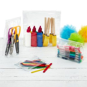 กระเป๋าใส่เครื่องมืองานฝีมือไวนิลแบบนิ่มแบบซิปสไลด์ - Product Image 1