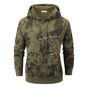 Sweat à capuche surdimensionné personnalisable en polyester pour hommes design de bienvenue d'usine sweat à capuche animal brodé service OEM - Product Image 1