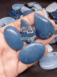 Suministro al por mayor de piedras preciosas de ópalo verde Natural de alta calidad pulidas de tamaño mixto 5-8mm piedra suelta para la fabricación de joyas - Product Image 2