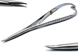 Ensemble d'instruments de chirurgie dentaire manuelle orthodontique Porte-aiguille Mathieu en acier inoxydable de haute qualité et pince à suture - Product Image 5