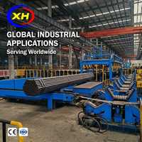 Machine professionnelle de fabrication de tuyaux en acier avec technologie de soudage haute fréquence