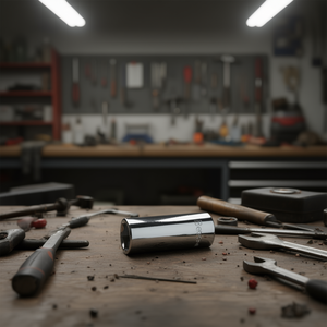 Llaves de vaso largas con accionamiento cuadrado hembra de 1/4 pulgada, boca hexagonal cromada para llaves hexagonales - Product Image 3