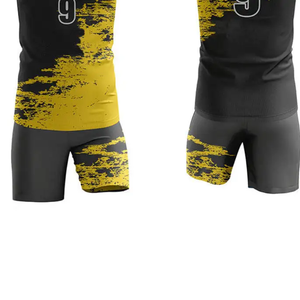 Ensembles d'uniformes d'athlétisme de haute qualité pour adultes-Spandex/Polyester Anti-Rides Séchage rapide et résistant à l'eau Singlet & Shorts - Product Image 3