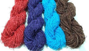 Hilos de Algodón Peinado 100% Hechos a Medida, Hilos Gruesos Teñidos Ecológicamente para Tejer a Mano en Varios Colores para Revender en Tiendas de Hilos - Product Image 3