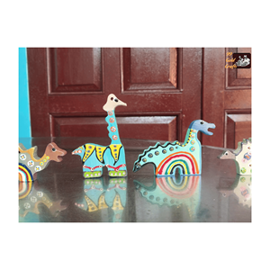 งานตกแต่งปลาทาสี-งานไม้แขวนของแท้ตกแต่งผนังไม้ไม่เหมือนใครปลาแกะสลักด้วยมือ - Product Image 2