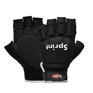 Gants de hockey sur gazon demi-doigts de qualité supérieure pour la protection des mains intérieures et extérieures des jeunes en matériau composite - Product Image 3