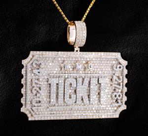 Collar con colgante de diamante Moissanite de alta calidad en plata de ley para joyería de moda a los mejores precios - Product Image 4